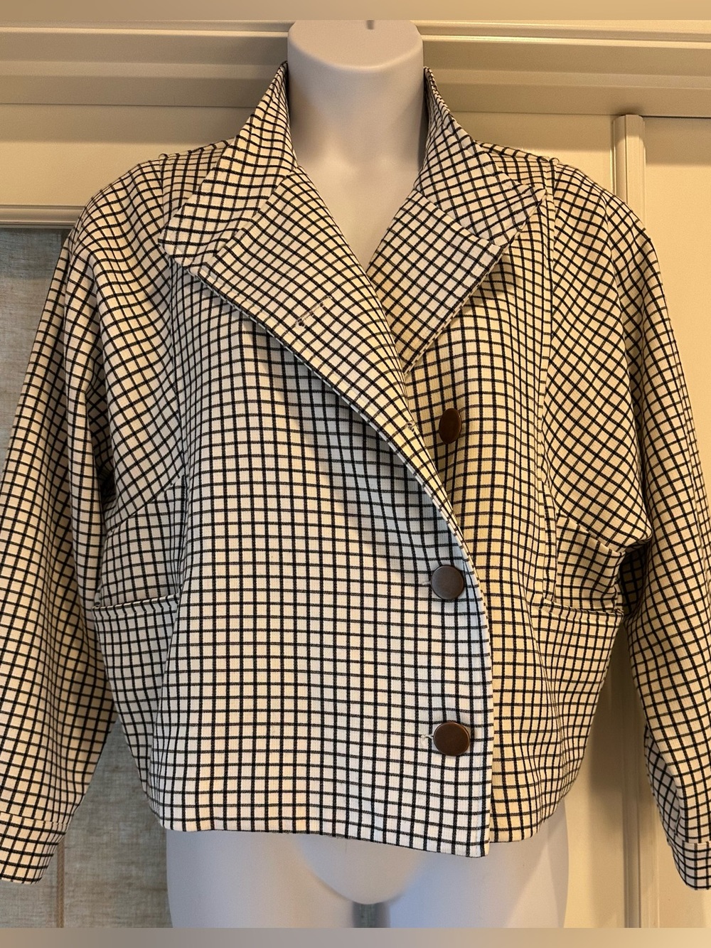 Cabi Windowpane Jacket size large